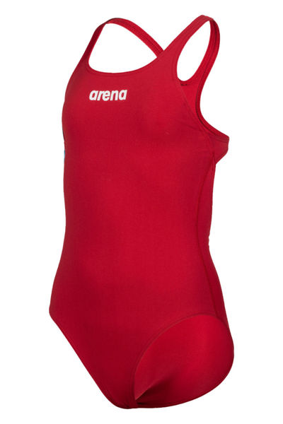 Imagen de ARENA GIRL'S TEAM SWIMSUIT SWIM PRO SOLID - RED-WHITE + 004762-450