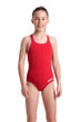 Imagen de ARENA GIRL'S TEAM SWIMSUIT SWIM PRO SOLID - RED-WHITE + 004762-450