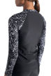 Imagen de ARENA WOMEN'S MODESTY L/S RASH VEST - BLACK-PAINTS + 006988-555