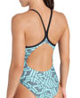 Imagen de 007740-580 WOMEN'S ARENA ESCAPE SWIMSUIT LIGHTDROP - BLACK-WATER BLUE MULTI