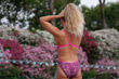 Imagen de 008800-950 WOMEN'S ARENA PINK DAHLIA SWIMSUIT LACE - SHOCKING PINK-MULT-