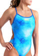 Imagen de 010023-707 WOMEN'S ARENA SWIMSUIT CHALLENGE BACK AL -BLUE MULTI-ROYAL
