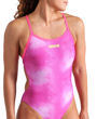 Imagen de 010023-909 WOMEN'S ARENA SWIMSUIT CHALLENGE BACK AL -SHOCKING PINK MULTI-SHOCKING PINK