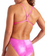 Imagen de 010023-909 WOMEN'S ARENA SWIMSUIT CHALLENGE BACK AL -SHOCKING PINK MULTI-SHOCKING PINK