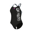 Imagen de 007953-508 WOMEN'S ARENA AIRBRUSH GRAPHIC SWIMSUIT - BLACK-SEAFOM