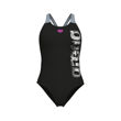 Imagen de 007953-508 WOMEN'S ARENA AIRBRUSH GRAPHIC SWIMSUIT - BLACK-SEAFOM