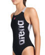 Imagen de 007953-508 WOMEN'S ARENA AIRBRUSH GRAPHIC SWIMSUIT - BLACK-SEAFOM