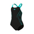 Imagen de 007339-581 GIRL'S ARENA REFLECTING SWIMSUIT SWIM PRO BACK - BLACK-WATER
