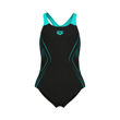 Imagen de 007339-581 GIRL'S ARENA REFLECTING SWIMSUIT SWIM PRO BACK - BLACK-WATER