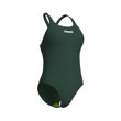 Imagen de 004760-660 WOMEN'S TEAM SWIMSUIT SWIM PRO SOLID - DARK SAGE-ARTIC LIME