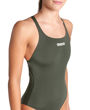 Imagen de 004760-660 WOMEN'S TEAM SWIMSUIT SWIM PRO SOLID - DARK SAGE-ARTIC LIME
