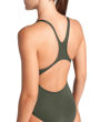 Imagen de 004760-660 WOMEN'S TEAM SWIMSUIT SWIM PRO SOLID - DARK SAGE-ARTIC LIME