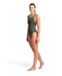 Imagen de 004760-660 WOMEN'S TEAM SWIMSUIT SWIM PRO SOLID - DARK SAGE-ARTIC LIME