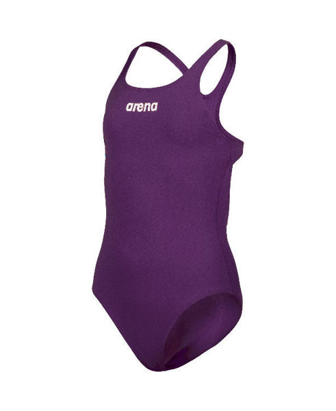 Imagen de 004762-911 GIRL'S TEAM SWIMSUIT SWIM PRO SOLID - PLUM-WHITE