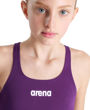 Imagen de 004762-911 GIRL'S TEAM SWIMSUIT SWIM PRO SOLID - PLUM-WHITE