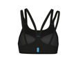 Imagen de 005186-500 WOMEN'S BRA TOP SOLID - BLACK