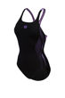 Imagen de W SWIMSUIT SWIM PRO BACK GRAPHIC LB 590 BLACK-LAVANDA + 005973