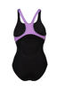 Imagen de W SWIMSUIT SWIM PRO BACK GRAPHIC LB 590 BLACK-LAVANDA + 005973