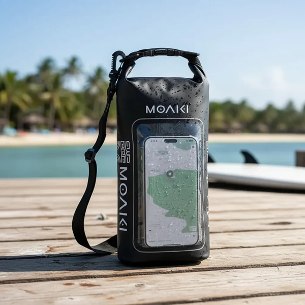 Imagen de Moaki Kura Mini Bolso Impermeable Negro