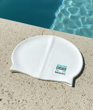 Imagen de Moaki mini logo silicone cap blanca