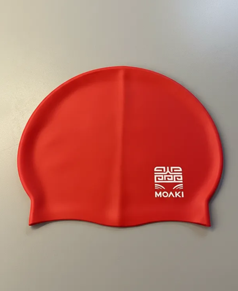 Imagen de Moaki mini logo silicone cap roja