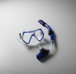 Imagen de Moaki Manawa Diving Set Azul  Snorkel + Máscara